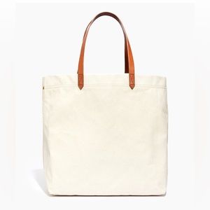 Madewell Large Canvas Transport Tote - White